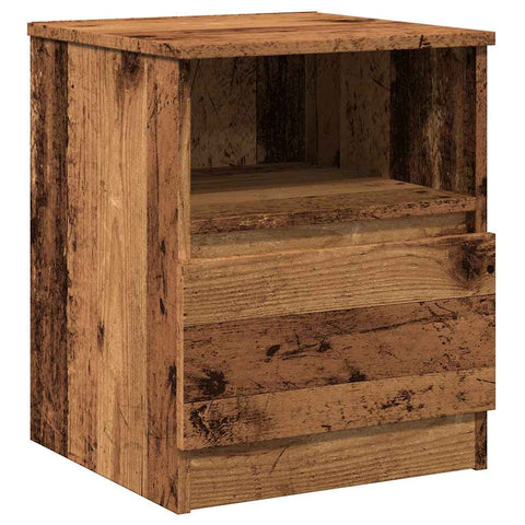 vidaXL Bedside Cabinets 2 pcs Old Wood 40x40x50 cm Engineered Wood