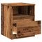 vidaXL Bedside Cabinets 2 pcs Old Wood 40x40x50 cm Engineered Wood
