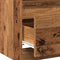vidaXL Bedside Cabinets 2 pcs Old Wood 40x40x50 cm Engineered Wood