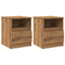 vidaXL Bedside Cabinets 2 pcs Artisan Oak 40x40x50 cm Engineered Wood