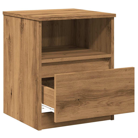 vidaXL Bedside Cabinets 2 pcs Artisan Oak 40x40x50 cm Engineered Wood