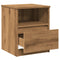 vidaXL Bedside Cabinets 2 pcs Artisan Oak 40x40x50 cm Engineered Wood