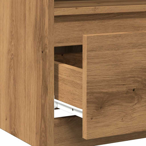 vidaXL Bedside Cabinets 2 pcs Artisan Oak 40x40x50 cm Engineered Wood