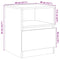 vidaXL Bedside Cabinets 2 pcs Artisan Oak 40x40x50 cm Engineered Wood
