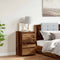 vidaXL Bedside Cabinet Old Wood 40x35x62.5 cm Engineered Wood