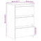 vidaXL Bedside Cabinet Old Wood 40x35x62.5 cm Engineered Wood