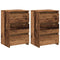 vidaXL Bedside Cabinets 2 pcs Old Wood 40x35x62.5 cm Engineered Wood
