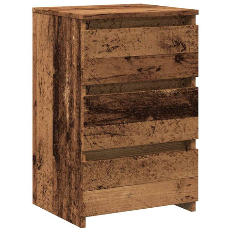 vidaXL Bedside Cabinets 2 pcs Old Wood 40x35x62.5 cm Engineered Wood