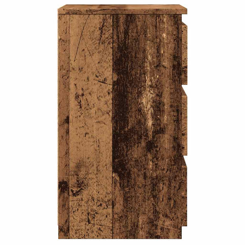 vidaXL Bedside Cabinets 2 pcs Old Wood 40x35x62.5 cm Engineered Wood