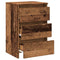 vidaXL Bedside Cabinets 2 pcs Old Wood 40x35x62.5 cm Engineered Wood