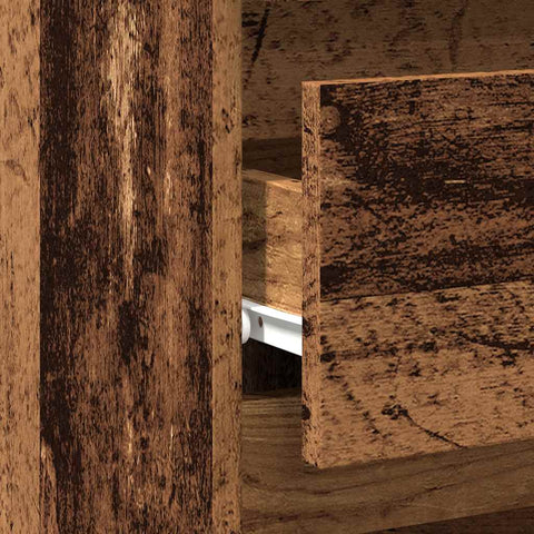 vidaXL Bedside Cabinets 2 pcs Old Wood 40x35x62.5 cm Engineered Wood