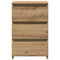 vidaXL Bedside Cabinet Artisan Oak 40x35x62.5 cm Engineered Wood