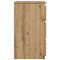 vidaXL Bedside Cabinet Artisan Oak 40x35x62.5 cm Engineered Wood