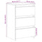vidaXL Bedside Cabinet Artisan Oak 40x35x62.5 cm Engineered Wood