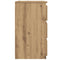 vidaXL Bedside Cabinets 2 pcs Artisan Oak 40x35x62.5 cm Engineered Wood