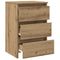 vidaXL Bedside Cabinets 2 pcs Artisan Oak 40x35x62.5 cm Engineered Wood