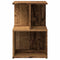 vidaXL Bedside Cabinet Old Wood 35x35x55 cm Engineered Wood