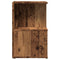 vidaXL Bedside Cabinet Old Wood 35x35x55 cm Engineered Wood