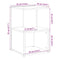 vidaXL Bedside Cabinets 2 pcs Old Wood 35x35x55 cm Engineered Wood
