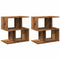 vidaXL Bedside Cabinets 2 pcs Old Wood 50x30x51.5 cm Engineered Wood