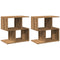 vidaXL Bedside Cabinets 2 pcs Artisan Oak 50x30x51.5 cm Engineered Wood
