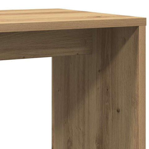 vidaXL Side Table Artisan Oak 59x36x38 cm Engineered Wood
