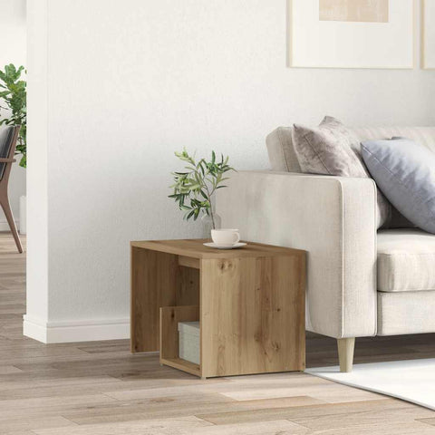 vidaXL Side Table Artisan Oak 59x36x38 cm Engineered Wood