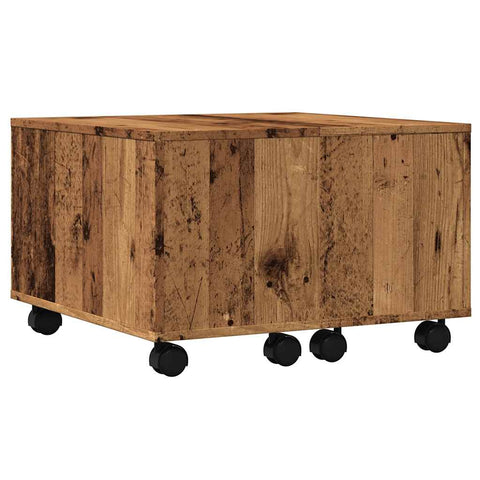vidaXL Coffee Table Old Wood 60x60x38 cm Engineered Wood