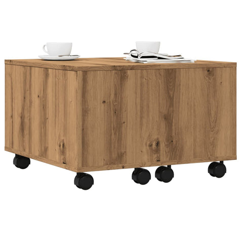 vidaXL Coffee Table Artisan Oak 60x60x38 cm Engineered Wood
