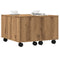 vidaXL Coffee Table Artisan Oak 60x60x38 cm Engineered Wood