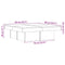 vidaXL Coffee Table Artisan Oak 90x90x28 cm Engineered Wood