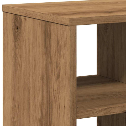 vidaXL Side Table Artisan Oak 50x30x50 cm Engineered Wood
