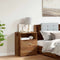 vidaXL Bedside Cabinet Old Wood 50x32x60cm Engineered Wood