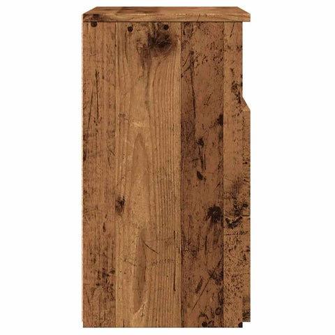 vidaXL Bedside Cabinet Old Wood 50x32x60cm Engineered Wood
