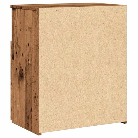 vidaXL Bedside Cabinet Old Wood 50x32x60cm Engineered Wood