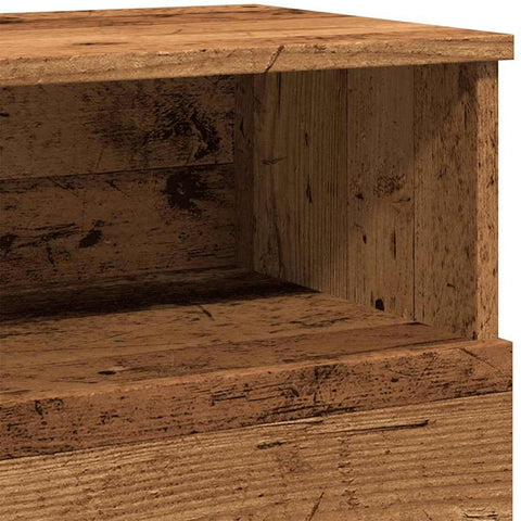 vidaXL Bedside Cabinet Old Wood 50x32x60cm Engineered Wood