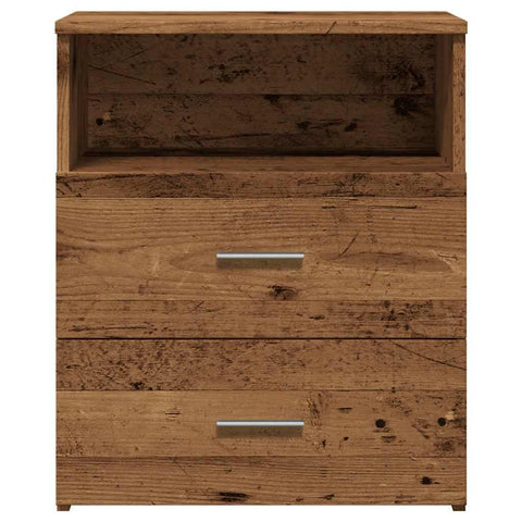 vidaXL Bedside Cabinets 2 pcs Old Wood 50x32x60cm Engineered Wood