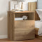 vidaXL Bedside Cabinet Artisan Oak 50x32x60cm Engineered Wood