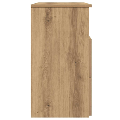 vidaXL Bedside Cabinet Artisan Oak 50x32x60cm Engineered Wood