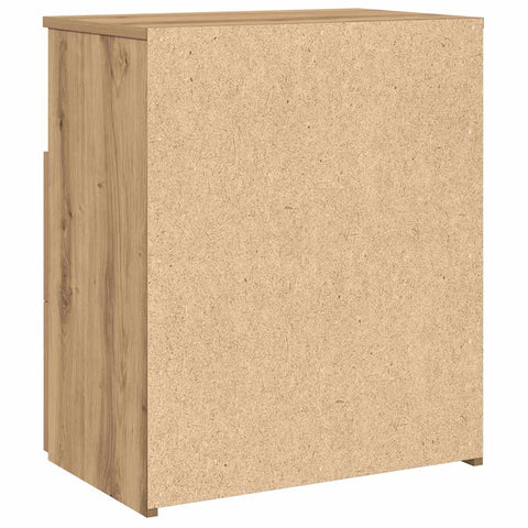 vidaXL Bedside Cabinet Artisan Oak 50x32x60cm Engineered Wood