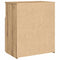 vidaXL Bedside Cabinet Artisan Oak 50x32x60cm Engineered Wood