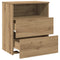vidaXL Bedside Cabinet Artisan Oak 50x32x60cm Engineered Wood
