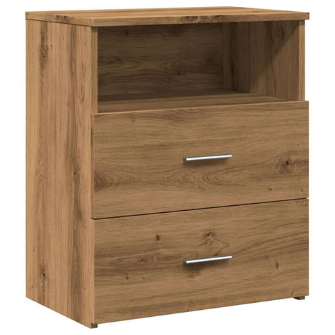 vidaXL Bedside Cabinets 2 pcs Artisan Oak 50x32x60cm Engineered Wood