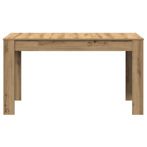 vidaXL Dining Table Artisan Oak 140x74.5x76 cm Engineered Wood
