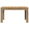 vidaXL Dining Table Artisan Oak 140x74.5x76 cm Engineered Wood