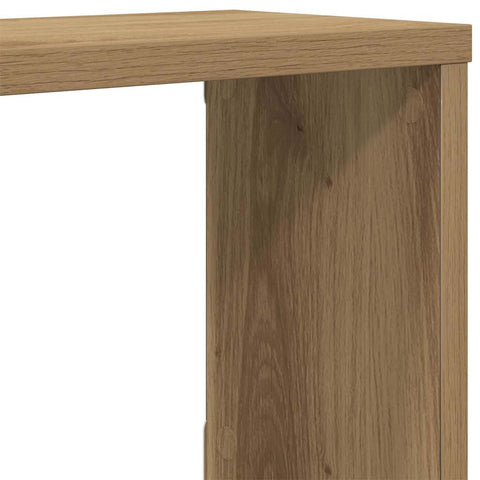 vidaXL Wall Cube Shelves 2 pcs Artisan Oak 100x15x30 cm Engineered Wood