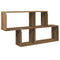 vidaXL Wall Shelf Artisan Oak 100x18x53 cm Engineered Wood