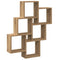 vidaXL Wall Cube Shelf Artisan Oak 78x15x93 cm Engineered Wood