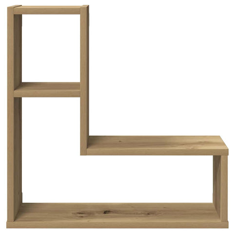 vidaXL Wall Cube Shelves 2 pcs Artisan Oak 50x15x50 cm Engineered Wood