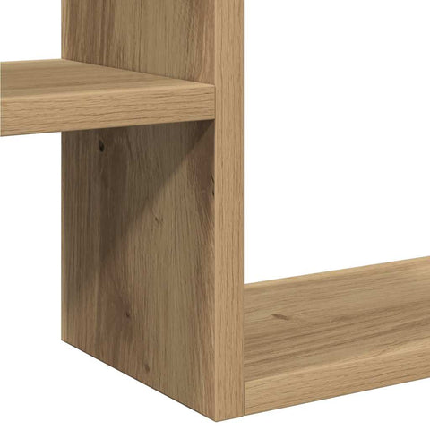 vidaXL Wall Cube Shelves 2 pcs Artisan Oak 50x15x50 cm Engineered Wood